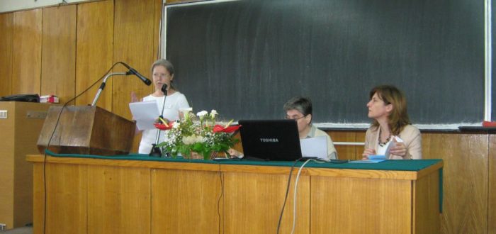 пленарное заседание 1 июня: выступает Г. И. Стрепетова